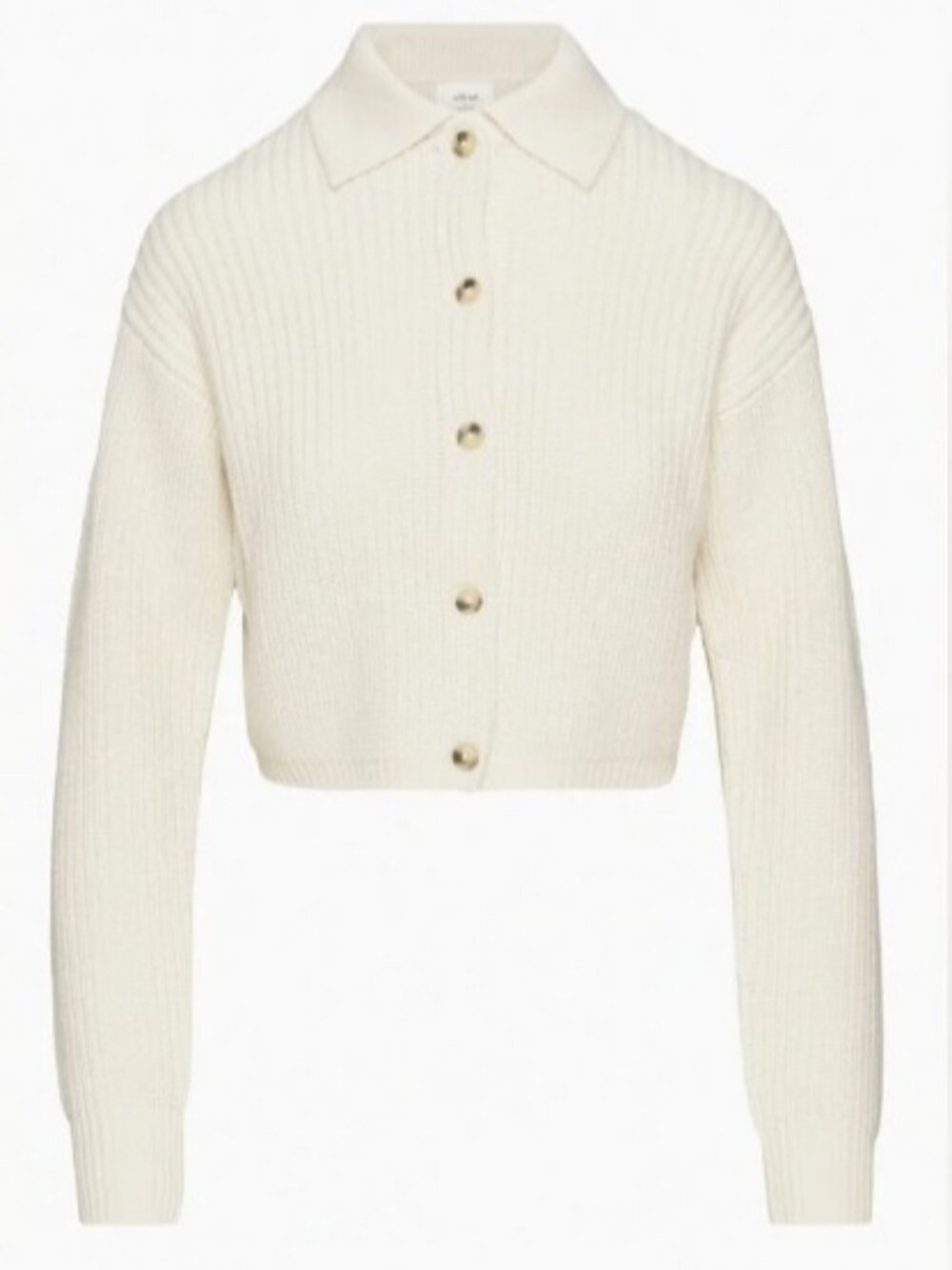 Wilfred Nextdoor long sleeve button up cardigan cream women's size M - Picture 3 of 6